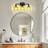 Modern Vintage Bathroom Vanity Light – Patterned Glass Shade  E26 Bulb Base-1415312686-1415312659-1415312684