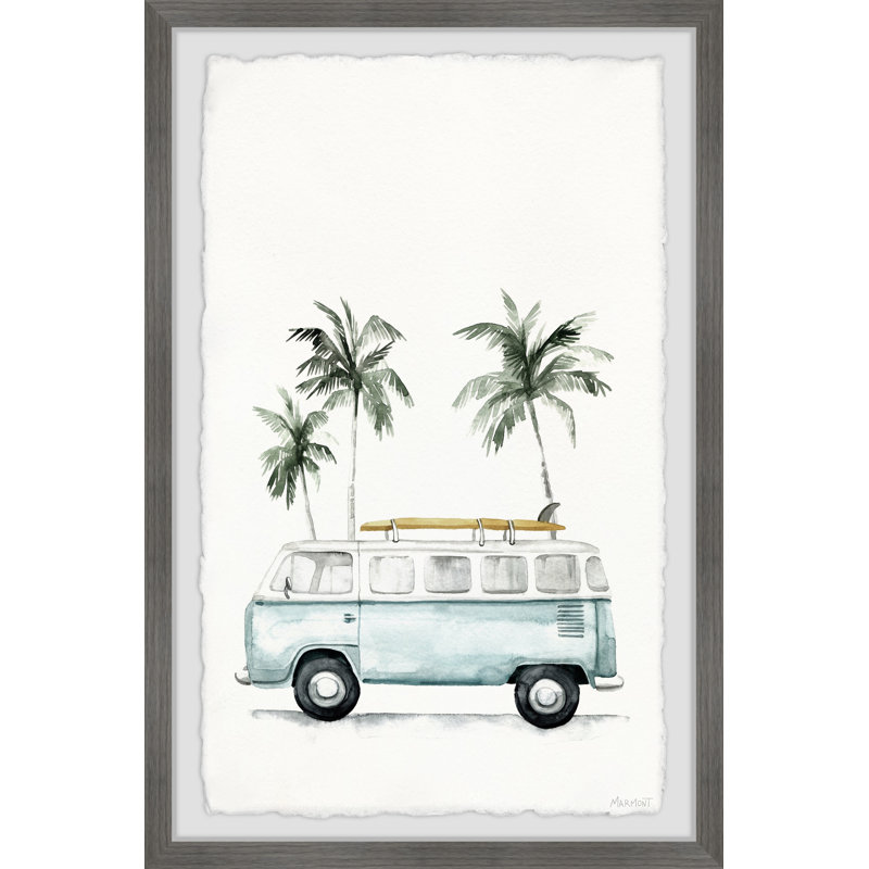 Levick Surf Trip, reproduction encadrée, H 30 po x l 20 po x P 1,5 po