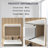 Modern LED Rectangle Bathroom Vanity Mirror, Color Temperature Adjustable