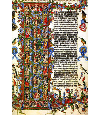 " Genesis Initial Letter Wenceslas Bible "