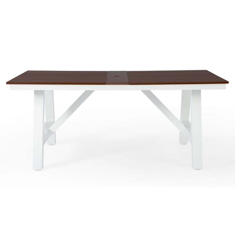 Table de salle à manger 72 "X 39", Marron foncé