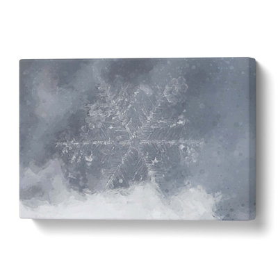 A Snowflake - Wrapped Canvas Print