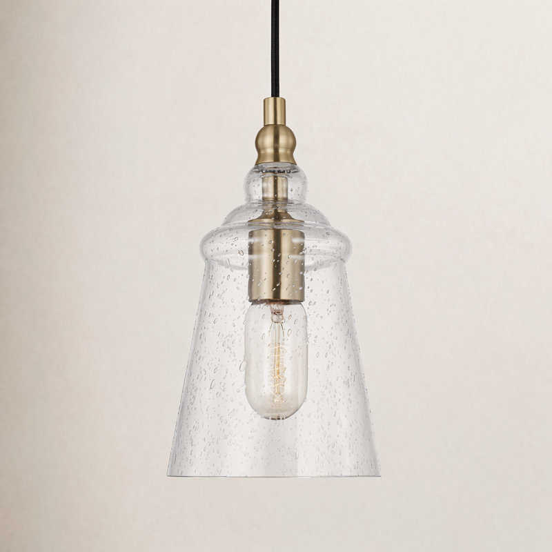 Levine 1 - Light Single Pendant, Satin Brass