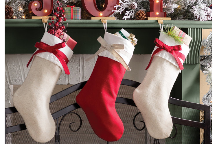 White Christmas Stockings You'll Love - Wayfair Canada