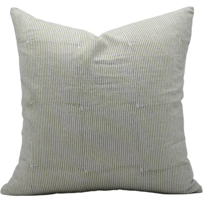Housse de coussin à motif de blocs de lin Fab divine - Accessoire de décoration intérieure parfaite, Leheriya