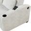 Canapé-lit convertible en chenille 61,6 po avec dossier ajustable, 2 coussins, porte-gobelets, ports USB-8282399