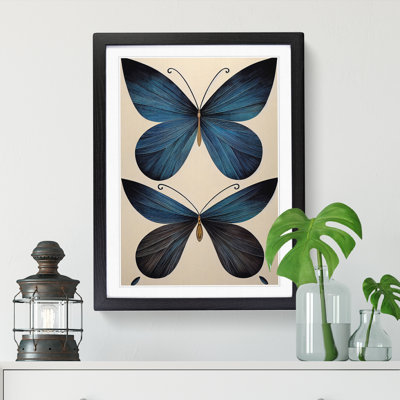 Butterfly Geometric - Single Picture Frame Print