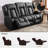 76.7'' Faux Leather Reclining Sofa-90843473