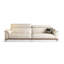 Canapé modulaire beige en cuir véritable-1477782671