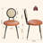 Dining Chairs Set of 2, Rattan Kitchen Chairs with Thicken Upholstered, Modern Dining Room Chairs Set of 2, Space Saving Dining Chairs with Metal Legs for Living Room-418680888-418680890