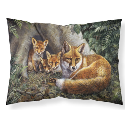Taie d'oreiller Foxes at Home