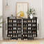Armoire à chaussures moderne avec 4 portes et tablettes réglables pour le vestibule et les espaces de vie