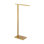 Mick De Giulio Stagger 1-light small floor lamp in polished nickel finish