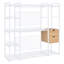 Armoire ouverte avec tablettes et tiroirs-106812223