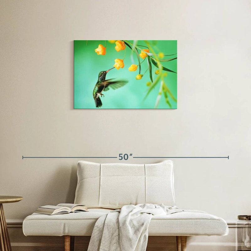 Thirsty Hummingbird, 20" H x 30" W
