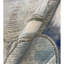 Tapis gris / bleu / ivoire de haute qualité noué à la main Canterbury-73602493