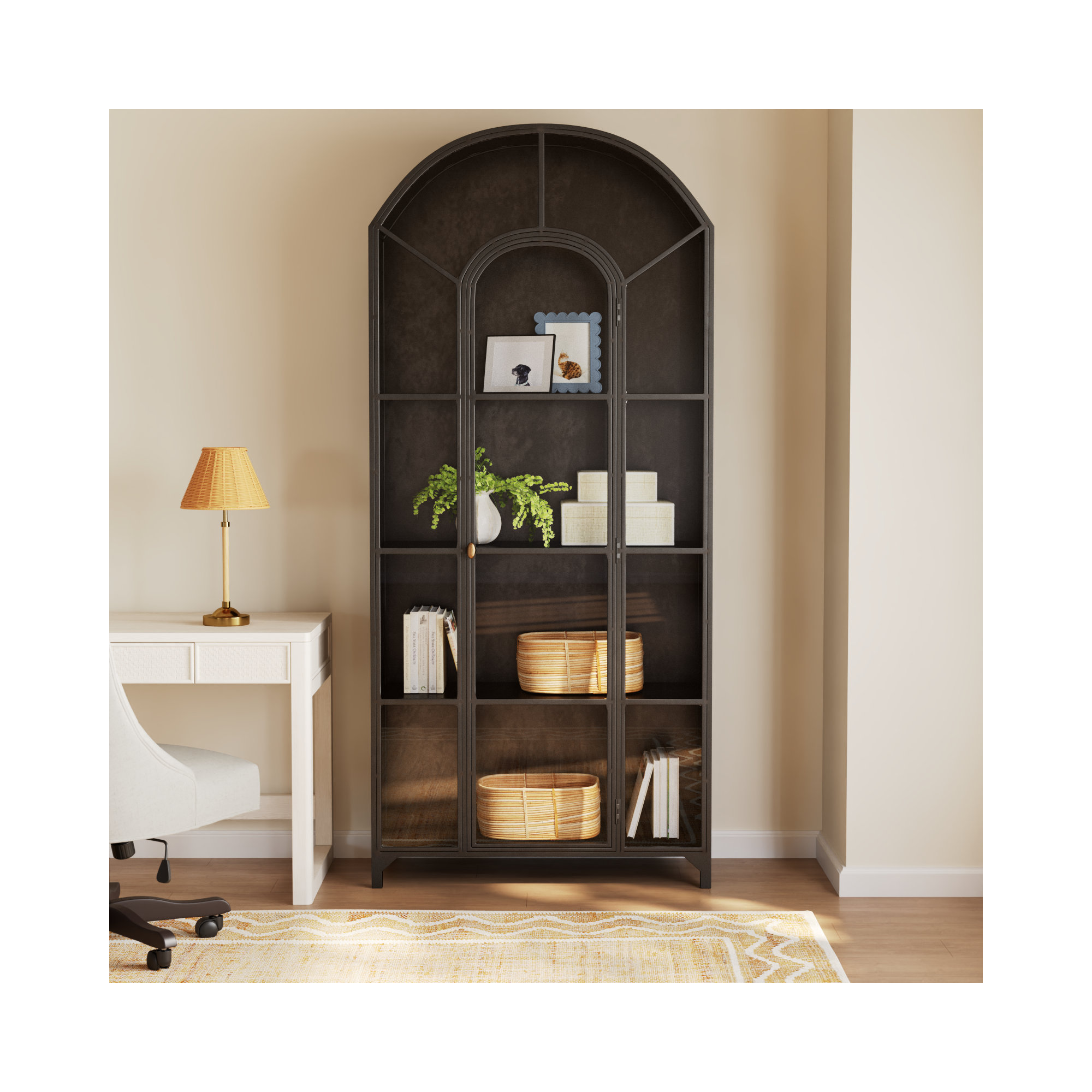 Bayline Dining Cabinet, Black