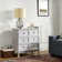 Commode d'appoint en bois massif avec station de charge Archaun