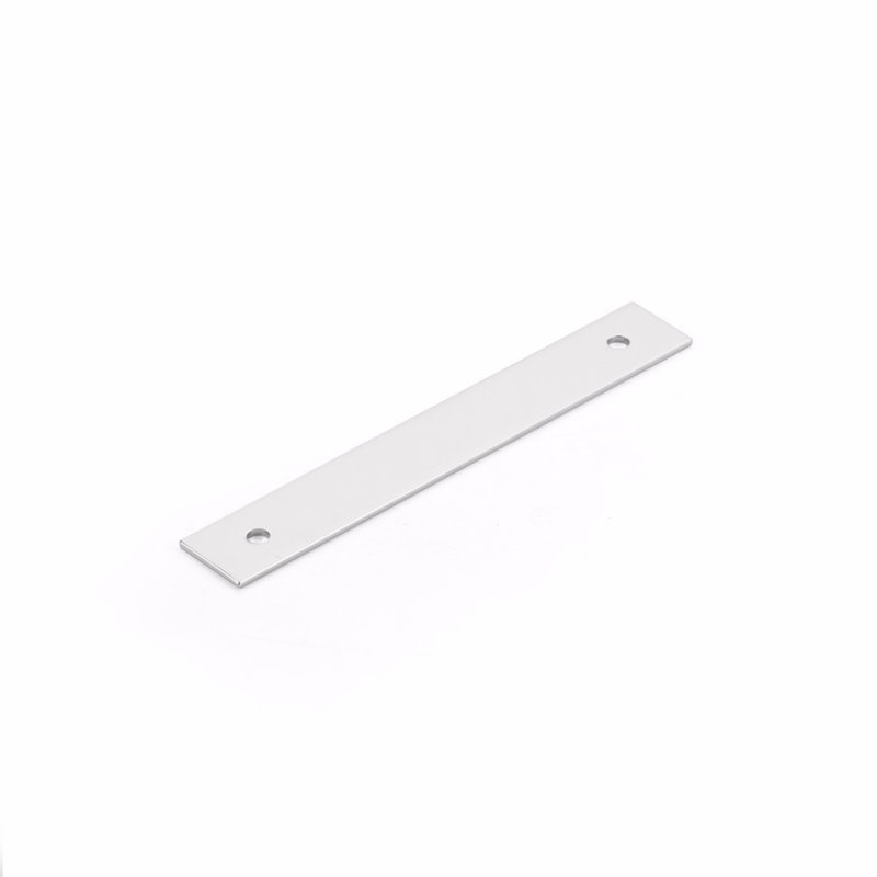Plaque arrière pour pub Schaub, H 5 po x l 0,75 po, Chrome poli