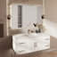 Ensemble de meuble-lavabo simple mural 48 "avec miroir Geneva-87286008-91877520