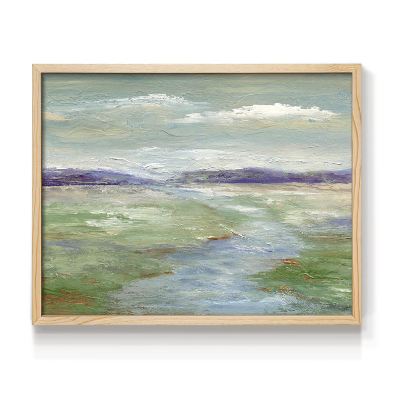 «Meadow Stream I», reproduction encadrée, Naturel, H 11 po x l 14 po