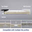 Ensemble de grille de montage en surface 100 pieds carrés CeilingMAX-50882250