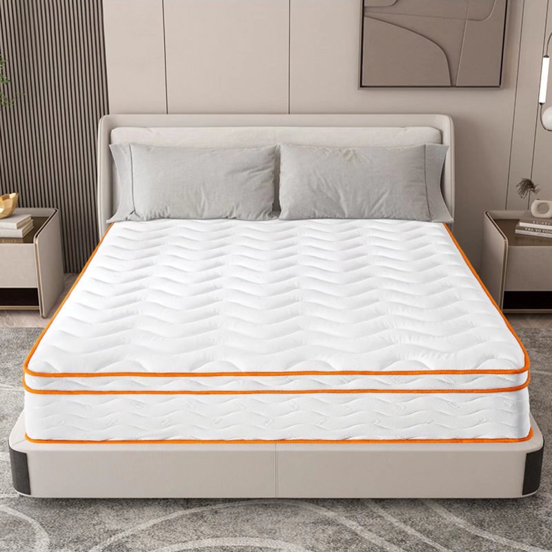 Matelas hybride moyen en mousse viscoélastique imprégnée de gel dans une boîte, 12", Double