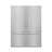 ZLINE 60 in. 32.2 cu. ft. French Door Built-In Bottom Freezer Refrigerator with Water Dispensers and Ice Makers in Satin Stainless Steel
