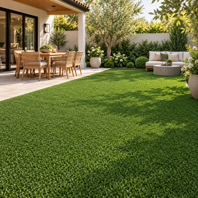2x8FT Artificial Grass Turf Roll for Garden Patio Lawn
