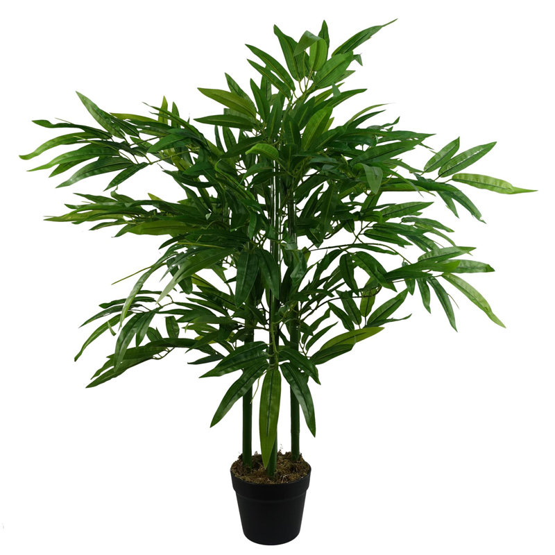 Faux Plant in Pot Liner, 90cm H x 70cm W x 70cm D