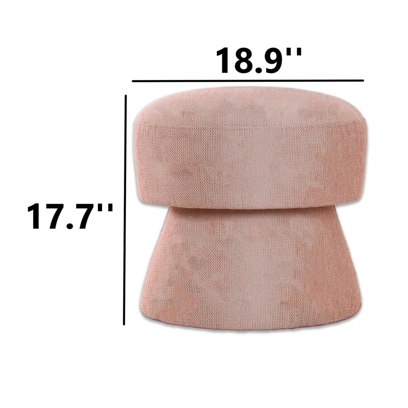 Repose-pieds Mushroom, Rose
