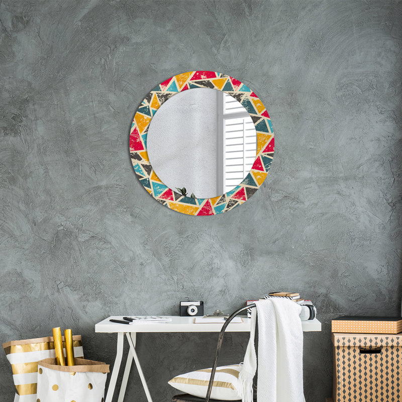 Huldar Glass Flat Wall Mirror