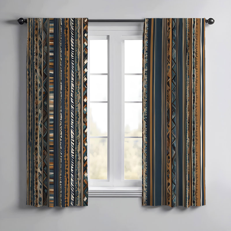 Paire de rideaux semi-transparents Edle, L 40 po x L 61 po