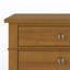 Table de chevet transitionnelle en bois massif l 24 po Carlton avec 2 tiroirs, tablette de rangement ouverte et quincaillerie bronze-1405608046