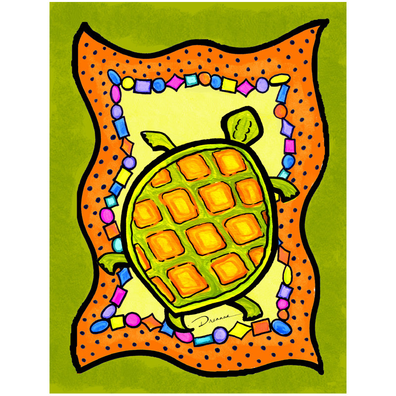Drapeau de jardin 2 côtés turtle