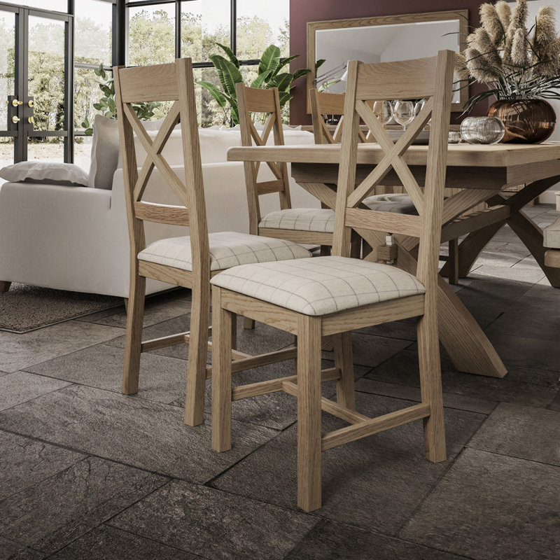 Harringworth Cross Back Dining Chair Natural