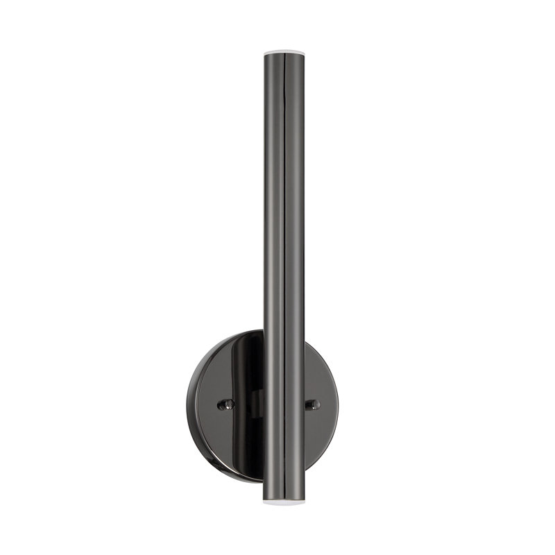 Bowning LED Armed Sconce, Pearl Black