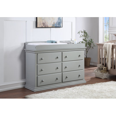Celeste 6 Drawer Full Assembled Double Dresser by Suite Bebe
