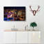 Aerial View of the Las Vegas Strip in Abstract - Wrapped Canvas-55306142