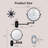 LED Round Metal Wall Mirror Rechargeable Makeup Mirror-1333669382-1339081341
