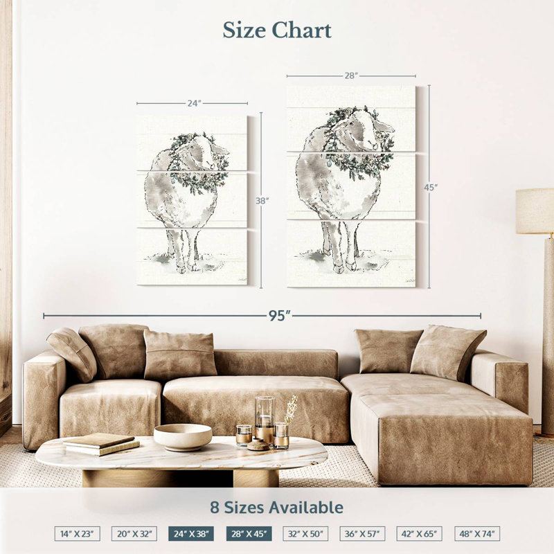 Brampt Modern Farmhouse XI, 38" H x 24" W