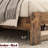 King Size Bed Frame Made Of Wood With Storage Led Headboard And 2 , Silent Functionality, No Box Spring, Quick Assembly Time, Big Under Space Platform Luminance, Quiet Performance, Effortless