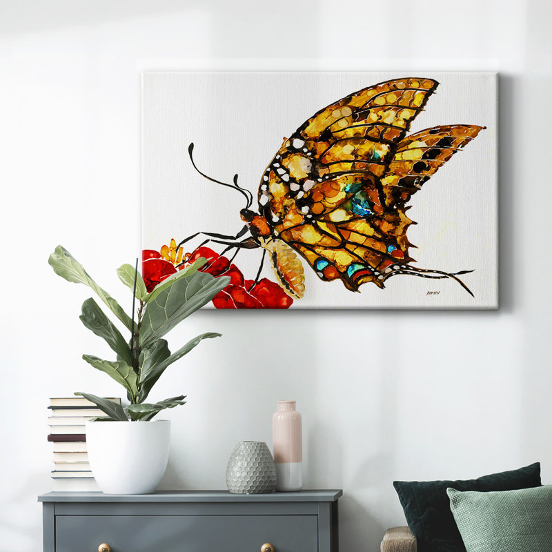 Toile tendue Wings II-Gallery, H 8 po x l 12 po
