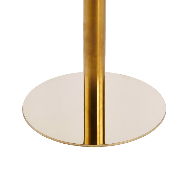 Table à piédestal moderne de 31,5 pouces de style Mid-Century, table de salle à manger multifonctionnelle pour 4 à 6 personnes et grande table basse, plateau en MDF blanc pour le salon, la cuisine et le bureau