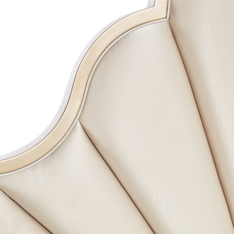 Lit à panneau tapissier à profil bas Malibu Crest, Très grand californien