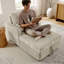 Chaise longue rembourrée avec rangement-156991164