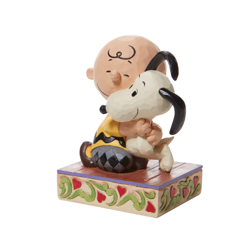 Figurine Peanuts par Jim Shore Charlie Brown et Snoopy