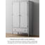 Petite armoire en chêne de style français
