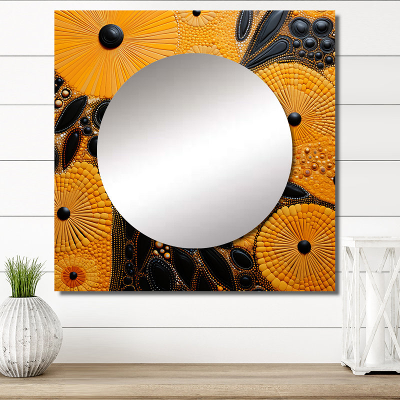 Koedy - Miroir d'art amérindien, 36 po x 36 po