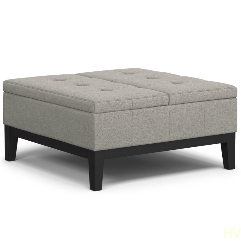 Repose-pieds de table Dover, Gris